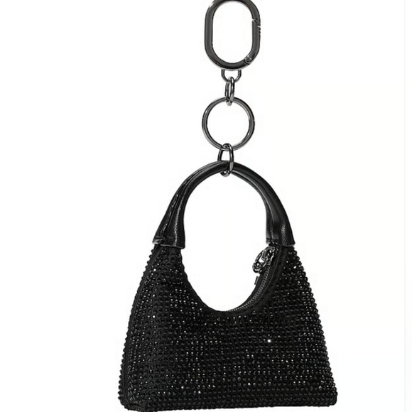 Michael Kors Rhinestone Greenwich Handbag And VS Handbag Charm - Picture 10 of 11